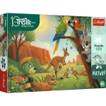 16594 Trefl Puzzle Inspired By Nature - Koala i kangury, Rodziny Treflików 100 el. 