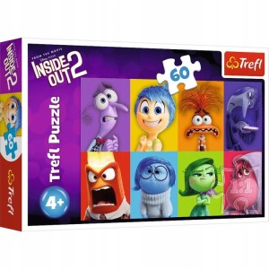 17397 Trefl Puzzle - Poznaj swoje emocje, Disney Inside Out 2 60 el.