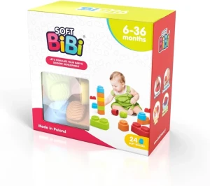 92144 Meli - Klocki konstrukcyjne Soft BiBi 24szt.
