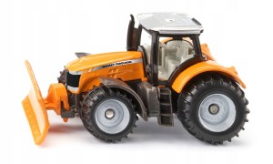 1564 Siku MAGENTA - Massey Ferguson z pługiem śnieżnym
