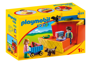 9123 PLAYMOBIL 1.2.3. - Przenośny stragan