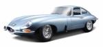 18-12044 BBURAGO - Jaguar E Coupe 1961 Silver Blue 1:18