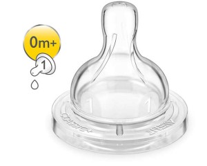 AVENT Classic Plus - 2 smoczki mini; 0m+; SCF631/27