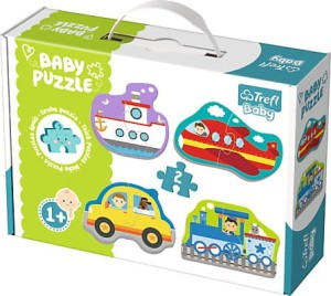 36075 Trefl Baby Classic - Pojazdy transportowe